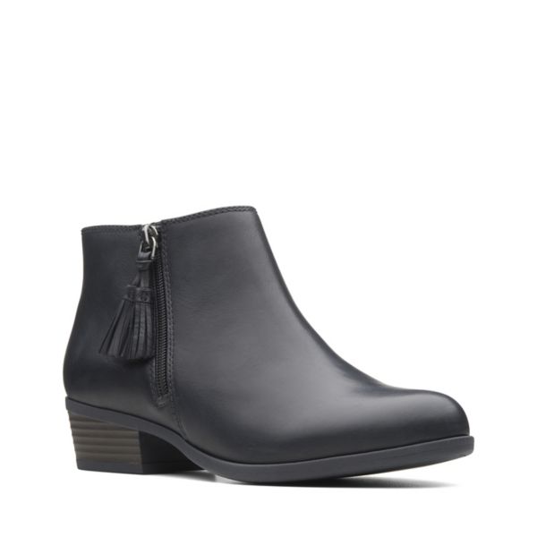 Clarks Womens Addiy Terri Ankle Boots Black | UK-2956708